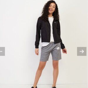 Roots Original Shorts Gray Salt and Pepper Sweat Track Shorts Size XXS Small